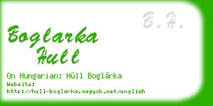 boglarka hull business card